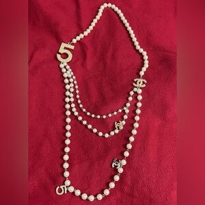 Classic and Elegant long Pearl Necklace